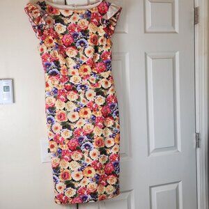 New York and Company - Floral Print Sheath Dress
